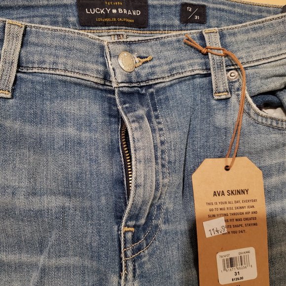 Lucky skinny Ava size 12/31 - Picture 1 of 3
